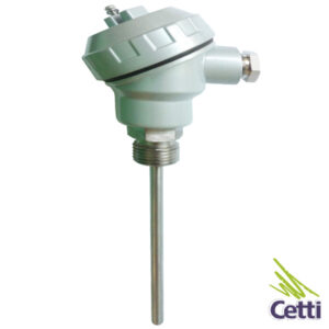 Termopar J 6 X 100mm Cabeçote e Rosca BSP 1/2"