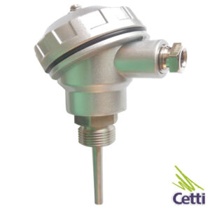 Termopar PT100 6 X 50mm Cabeçote Rosca BSP 1/2"