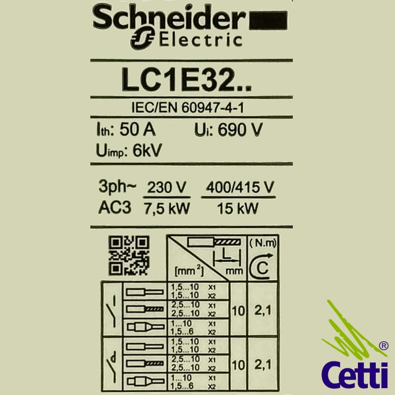 contator-tripolar-schneider-32a-lc1e3210m7 contator-tripolar-schneider-32a-lc1e3210m7