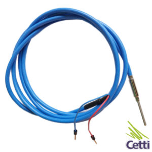 Cetti Materiais Elétricos 35 Termopar J 6mm X 100 mm Cabo de Silicone de 2 Metros