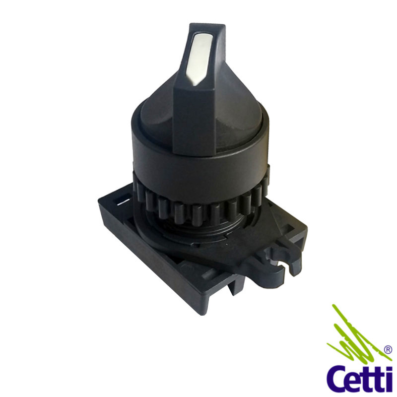 Chave Seletora 3 Posições com Retenção Autonics S2SR-S7W Chave Seletora 3 Posições com Retenção Autonics S2SR-S7W