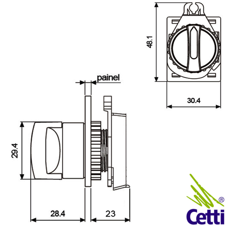 chave-seletora-3-posicoes-com-retencao-autonics-03 chave-seletora-3-posicoes-com-retencao-autonics-03