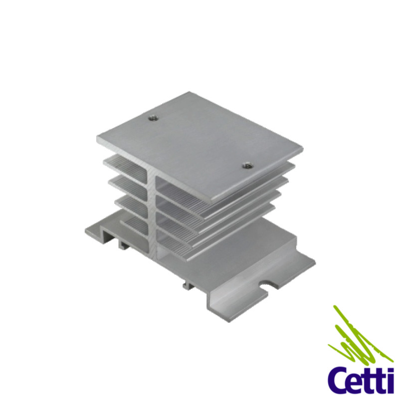 Dissipador de Calor em Alumínio para Trilho DIN Dissipador de Calor em Alumínio para Trilho DIN