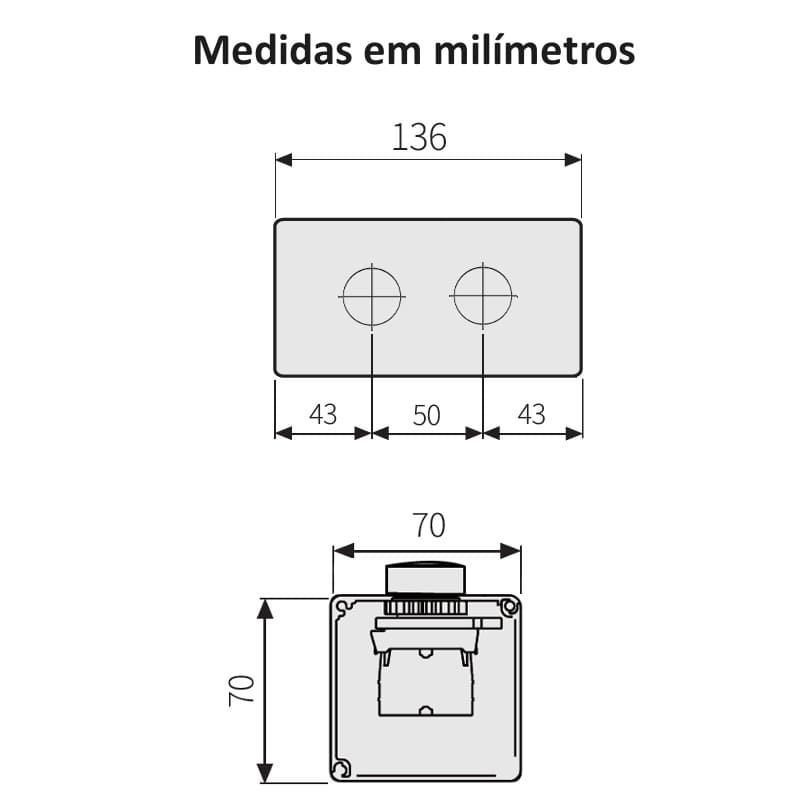 medidas-montagem-desenho-mecanico-caixa-botoeira-2-furos-22mm-autonics-sa-sb2 medidas-montagem-desenho-mecanico-caixa-botoeira-2-furos-22mm-autonics-sa-sb2