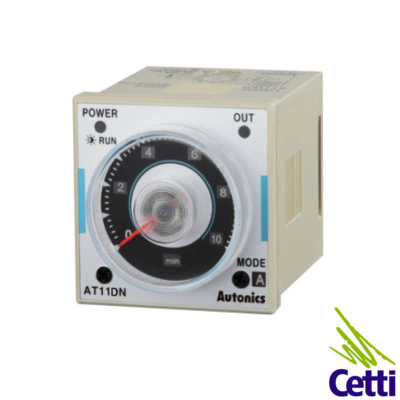 Temporizador Analógico Multifunção 24 a 240V AT11DN Autonics Temporizador Analógico Multifunção 24 a 240V AT11DN Autonics