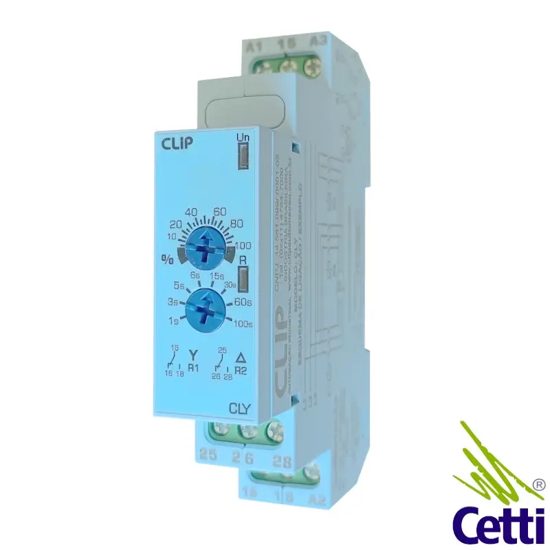 rele temporizador estrela triangulo