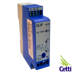Rele Falta e Sequência de Fase Trifásico 220 a 480VCA CLPW Clip