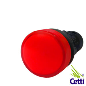 Sinaleiro LED 110V a 220V AC 22 mm Vermelho Schneider