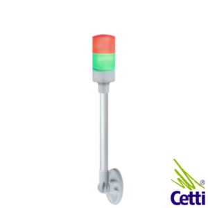 Coluna Luminosa LED 2 Cores Alarme Sonoro 24V Schneider XVGB2SM