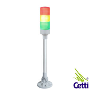 Coluna Luminosa LED 3 Cores Alarme Sonoro 24V Schneider XVGB3SM