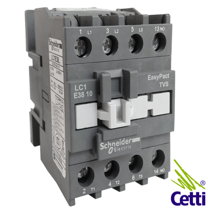 Contator Schneider 38A 110V Tripolar 1NA LC1E3810F7
