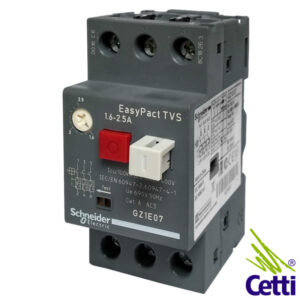 Cetti Materiais Elétricos 26 Disjuntor Motor Schneider Tripolar 1,6A a 2,5A GZ1E07
