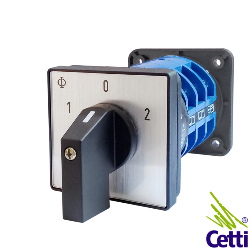 Chave de Transferência 3 Posições Fixas Tripolar 32A Kraus Naimer C26 Chave de Transferência 3 Posições Fixas Tripolar 32A Kraus Naimer C26