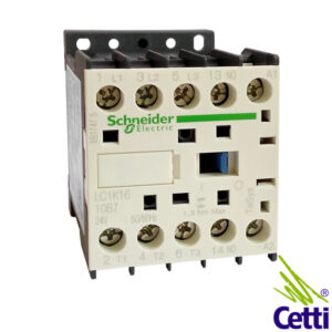 Cetti Materiais Elétricos 13 Mini Contator Tripolar Schneider 24 VCA 16A 1NA LC1K1610B7