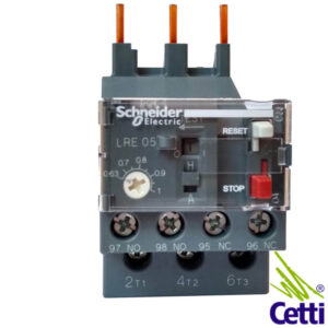 Cetti Materiais Elétricos 53 Relé Térmico Schneider de 0,63 a 1 Ampère LRE05