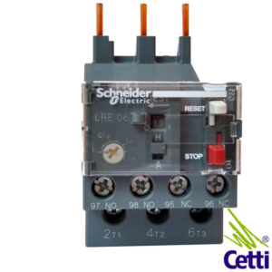 Cetti Materiais Elétricos 24 Relé Térmico Schneider de 1 a 1,6 Ampères LRE06