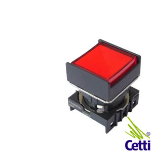 Botão De Comando por Pulso 16mm Iluminado Vermelho S16PRS-H3R