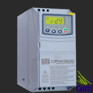 Inversor de Frequência WEG CFW300 0,5CV 3A 0,37kW 220V