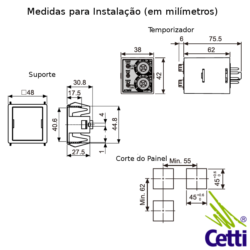 medidas-instalacao-temporizador-autonics-ats8w-41 medidas-instalacao-temporizador-autonics-ats8w-41