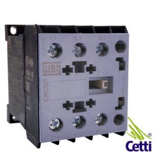 Cetti Materiais Elétricos 28 Mini Contator WEG 220V 25A Tripolar CWC025-00-30V26