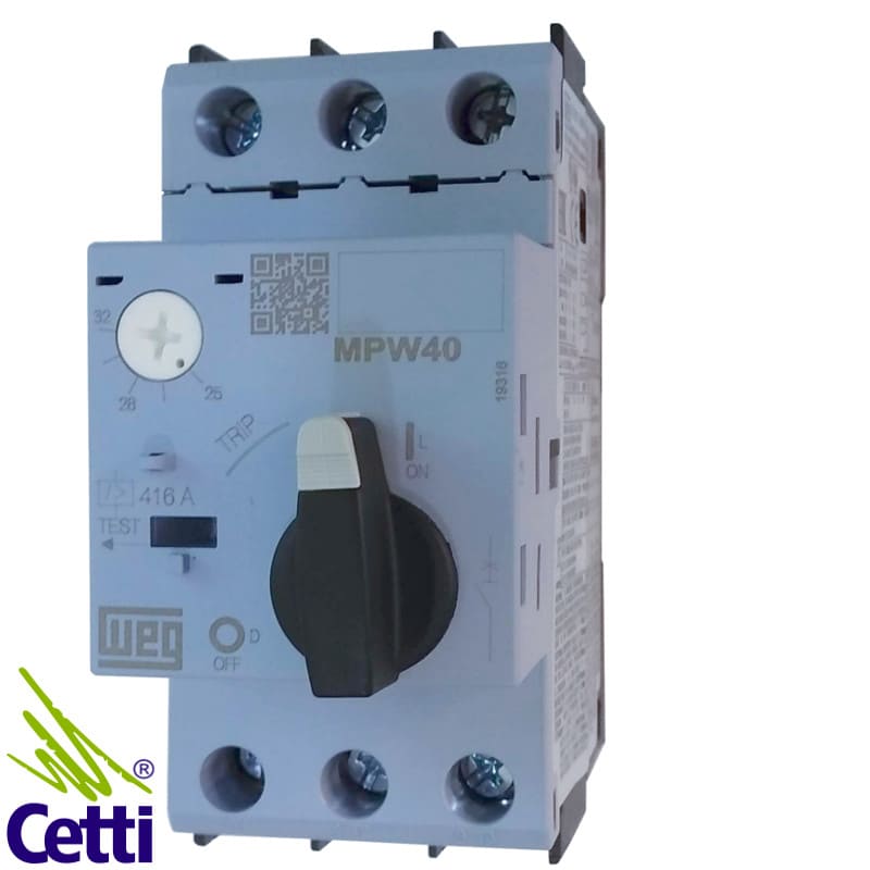 Disjuntor Motor WEG de 25A a 32A MPW40-3-U032