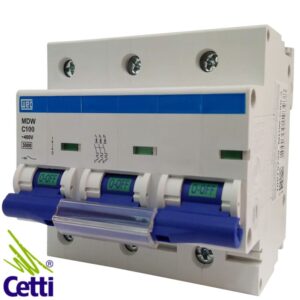 Cetti Materiais Elétricos 36 Disjuntor WEG Tripolar 100A MDW-C100-3