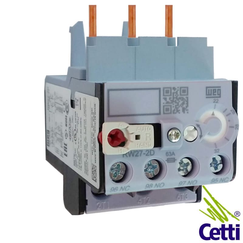 Rele Térmico WEG de 22A a 32A RW27-2D3-U032 Rele Térmico WEG de 22A a 32A RW27-2D3-U032