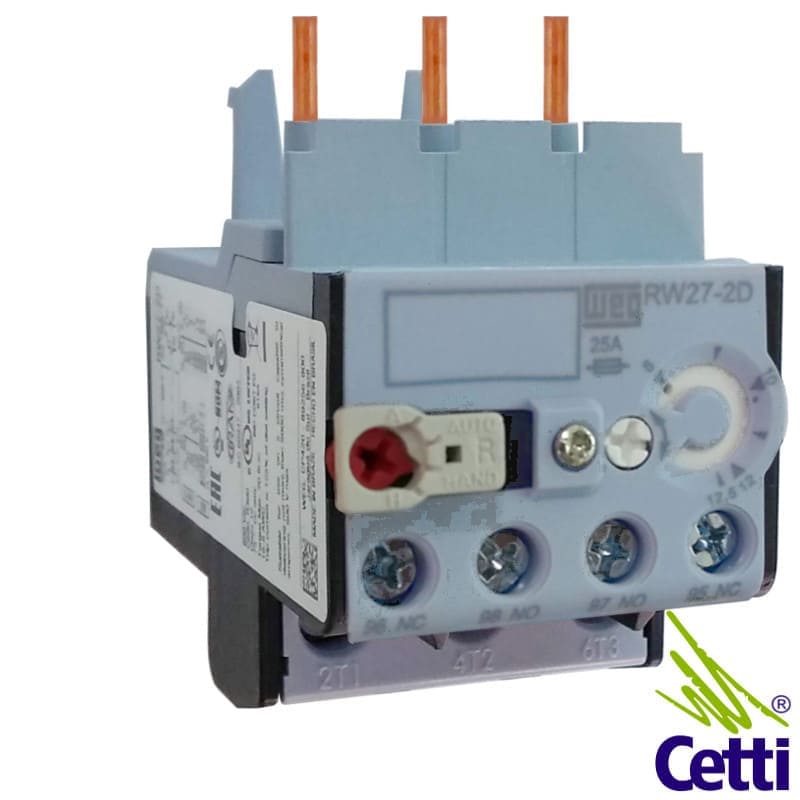 Rele Térmico WEG de 8A a 12,5A RW27-2D3-D125 Rele Térmico WEG de 8A a 12,5A RW27-2D3-D125
