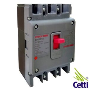 Disjuntor Caixa Moldada Steck 250A Tripolar SDJS250