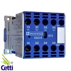 Mini Contator Auxiliar 24VCC 3NA 1NF Telemecanique CA2-EN331B