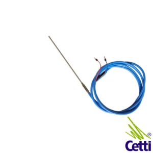 Sensor Termopar J 6x250mm e Cabo de Silicone 2 Metros
