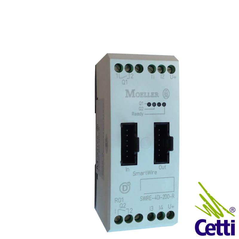 Módulo Entrada e Saída Digital para CLP Moeller SWIRE-4DI-2DO-R