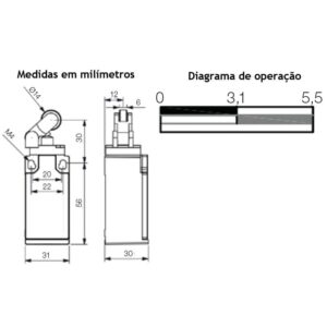 desenho-mecanico-chave-fim-de-curso-lsw-pf11p11-weg