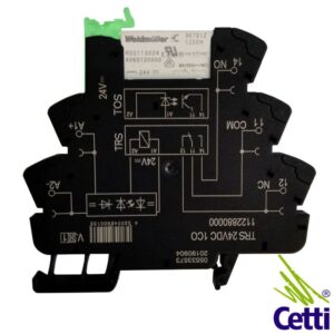 Relé Auxiliar 24VCC 6A 1NA/NF Weidmüller TRS 24VDC 1CO