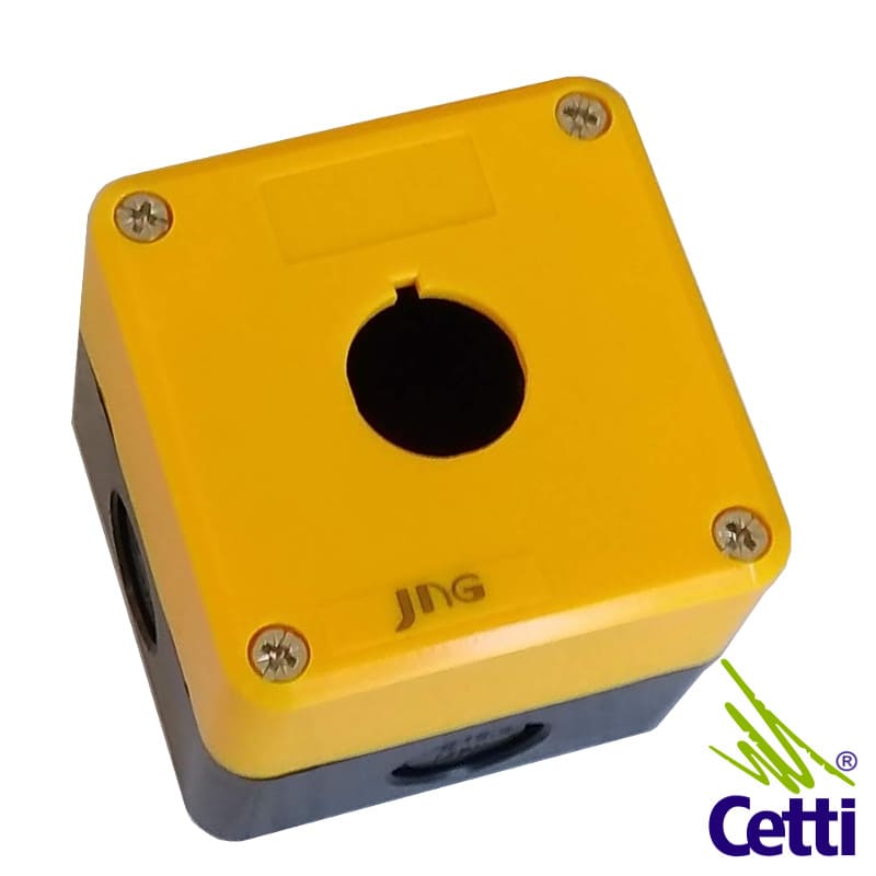 Botoeira Amarela para 1 Botão JNG BMY101 Botoeira Amarela para 1 Botão JNG BMY101