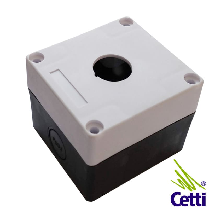 Caixa Botoeira de Comando para 1 Botão 22mm BHS HJ9-1 Caixa Botoeira de Comando para 1 Botão 22mm BHS HJ9-1