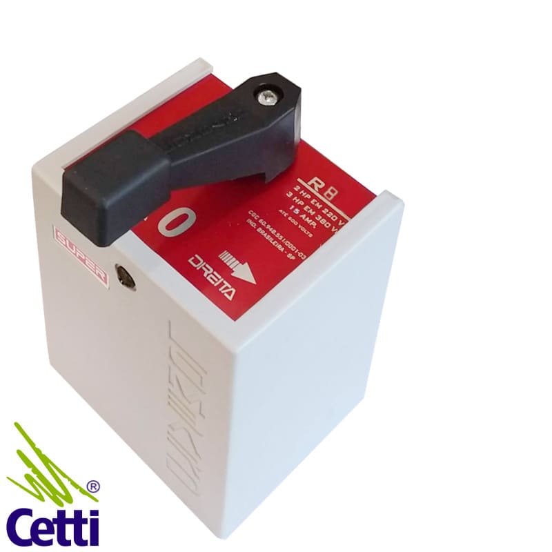 Chave Reversora Trifásica 15A Lombard R8 Chave Reversora Trifásica 15A Lombard R8
