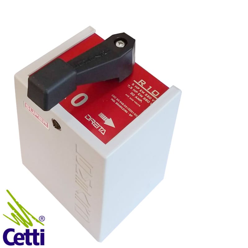 Chave Reversora Trifásica 30A Lombard R10 Chave Reversora Trifásica 30A Lombard R10
