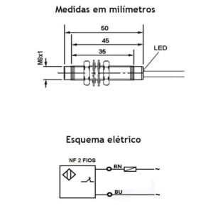 Cetti Materiais Elétricos 50 medidas-desenho