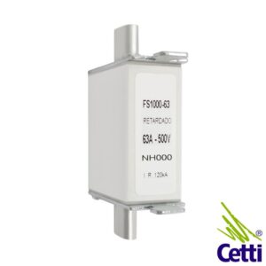 Cetti Materiais Elétricos 34 Fusível NH000 63A 500V 120kA Retardado