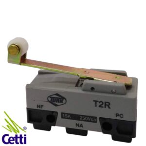 Cetti Materiais Elétricos 47 Micro Chave Haste com Roldana 1NA-NF 15A 250VCA T2R Turk
