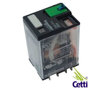 Cetti Materiais Elétricos 17 Relé Auxiliar Schneider 110VCC 6A 4NA-NF RXM4AB2FD