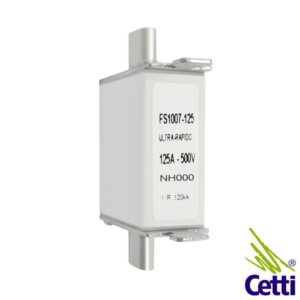 Cetti Materiais Elétricos 47 Fusível NH000 125A Ultra Rápido