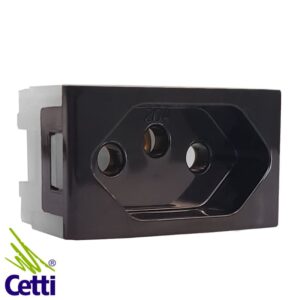 Módulo Tomada 2P+T Preta 20A Pezzi 50.037-2