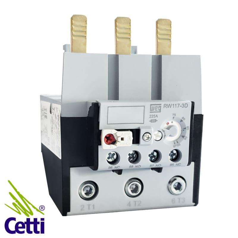 Rele Térmico de 75A a 97A WEG RW117-3D3-U097 Rele Térmico de 75A a 97A WEG RW117-3D3-U097
