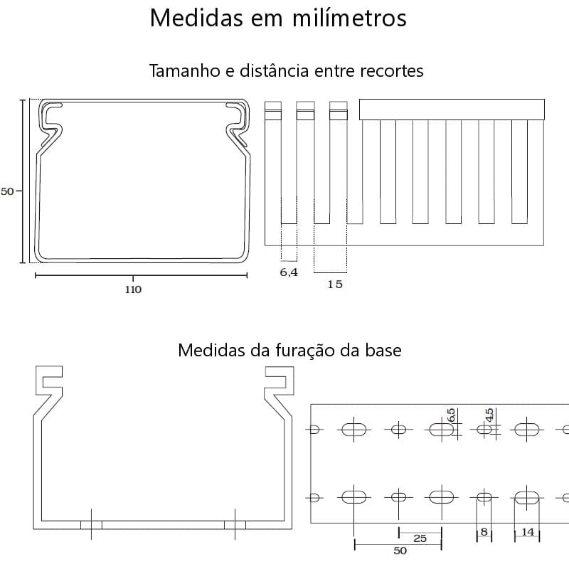 medidas-desenho-mecanico-recortes-e-furacao-canaleta-110x50-dutoplast-105-076 medidas-desenho-mecanico-recortes-e-furacao-canaleta-110x50-dutoplast-105-076