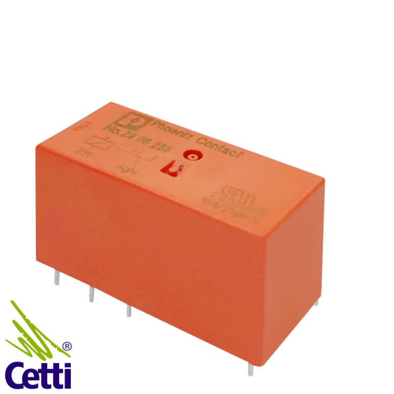 Relé Auxiliar 24VCC 1NA-NF 16A 8 Pinos Phoenix Contact 2906285 Relé Auxiliar 24VCC 1NA-NF 16A 8 Pinos Phoenix Contact 2906285