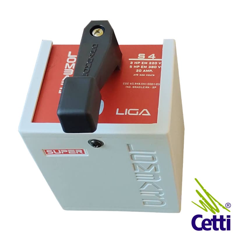 Chave Liga Desliga Trifásica 20A Lombard S4 Chave Liga Desliga Trifásica 20A Lombard S4