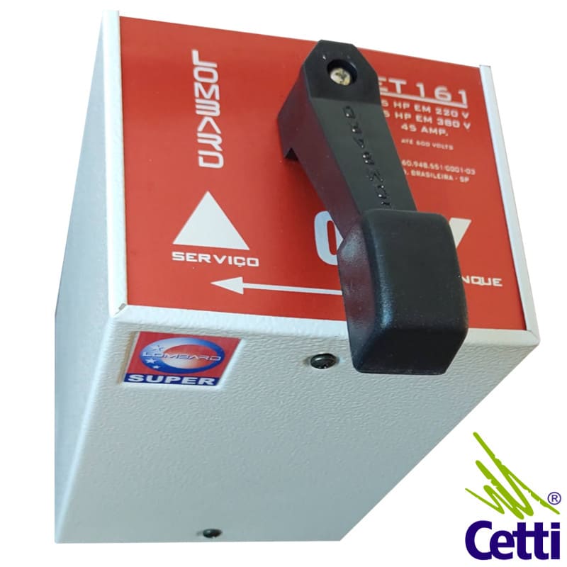 Chave de Partida Estrela Triângulo 45A 15HP Lombard ET161 Chave de Partida Estrela Triângulo 45A 15HP Lombard ET161