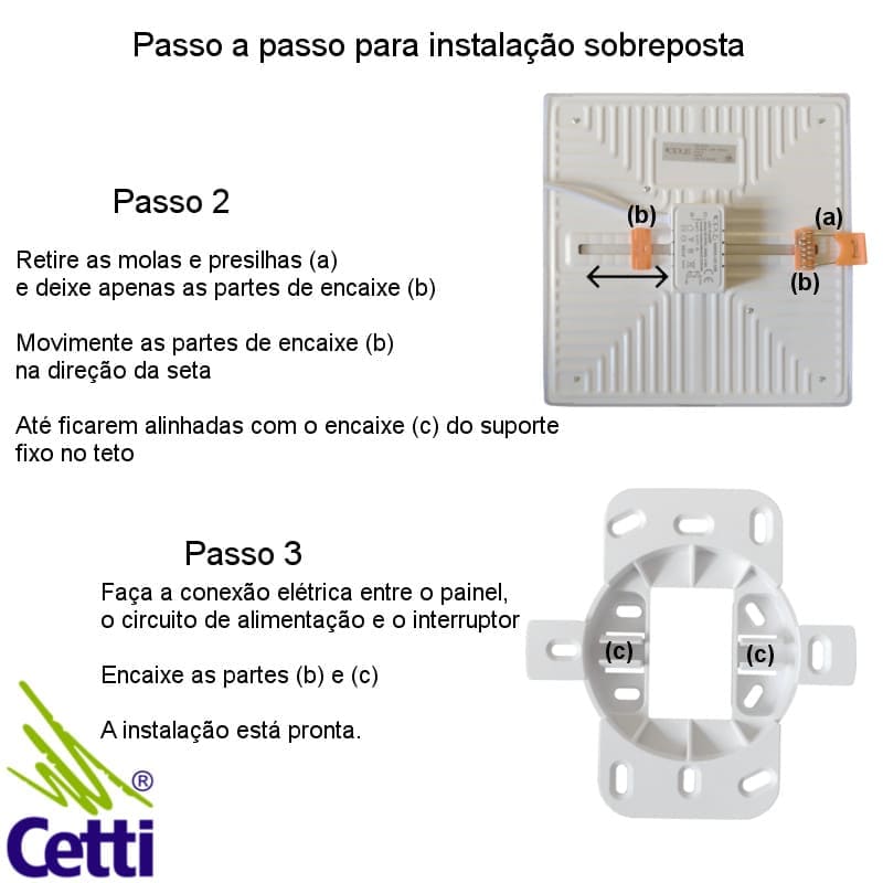como-fazer-instalacao-sobreposta-painel-led-opus-hm31460-passo2-e-3 como-fazer-instalacao-sobreposta-painel-led-opus-hm31460-passo2-e-3